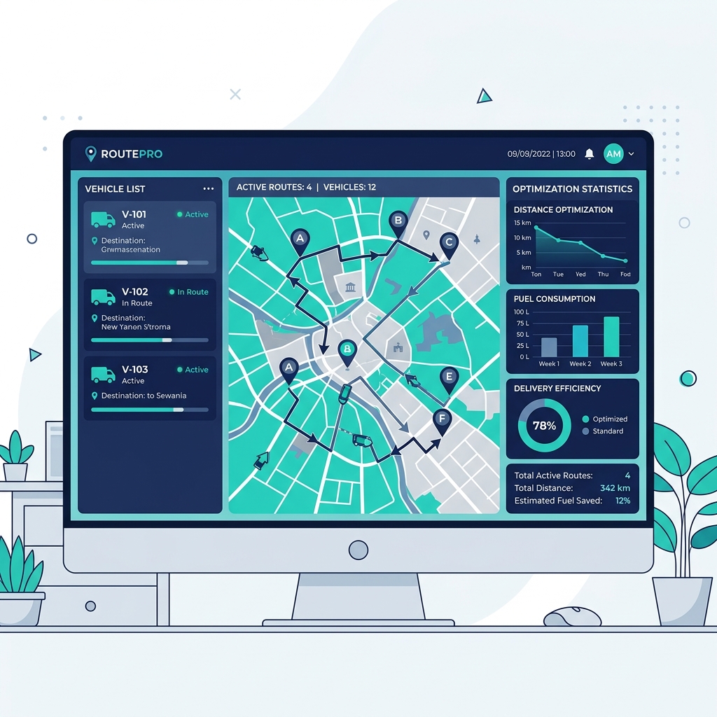 Okibus Web Panel Manager Mockup